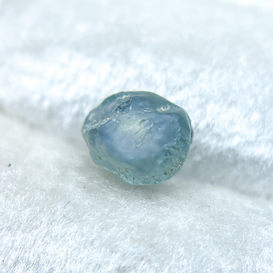 Rough Uncut Radiant Blue Montana Sapphire