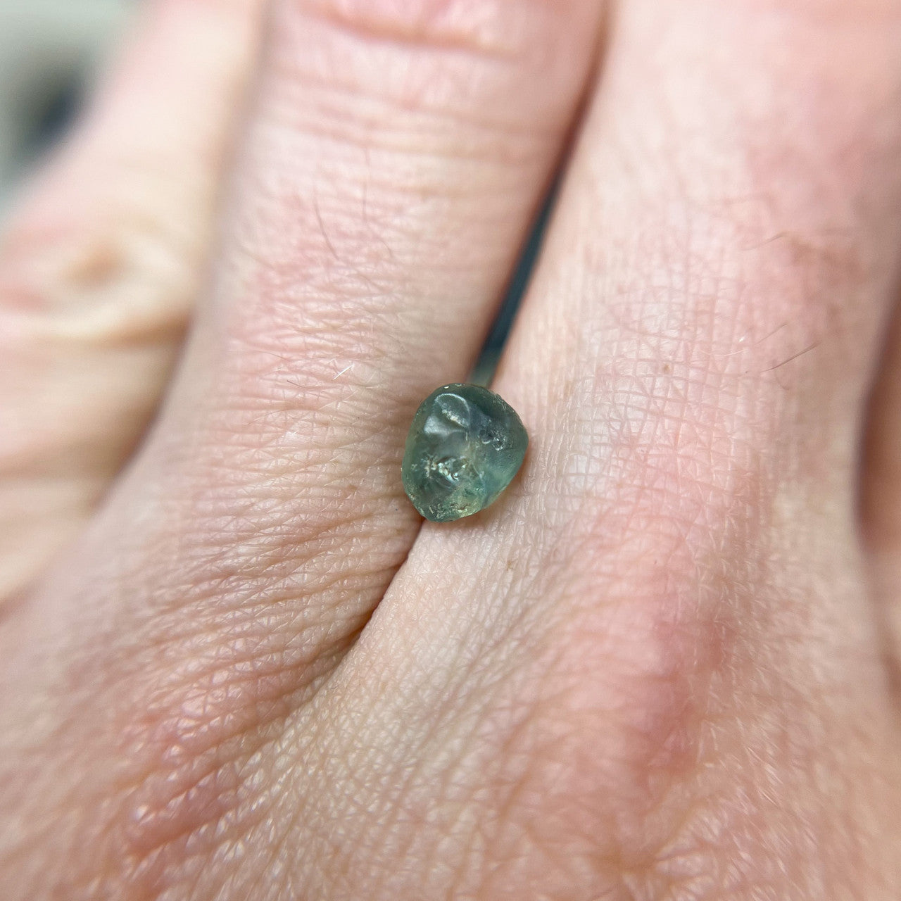 Rough Uncut Radiant Blue Montana Sapphire
