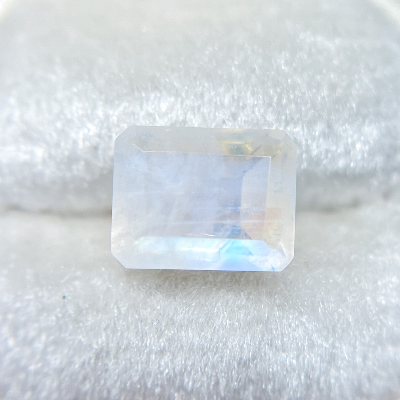 9x7mm Emerald Cut Enchanted Blue Moonstone