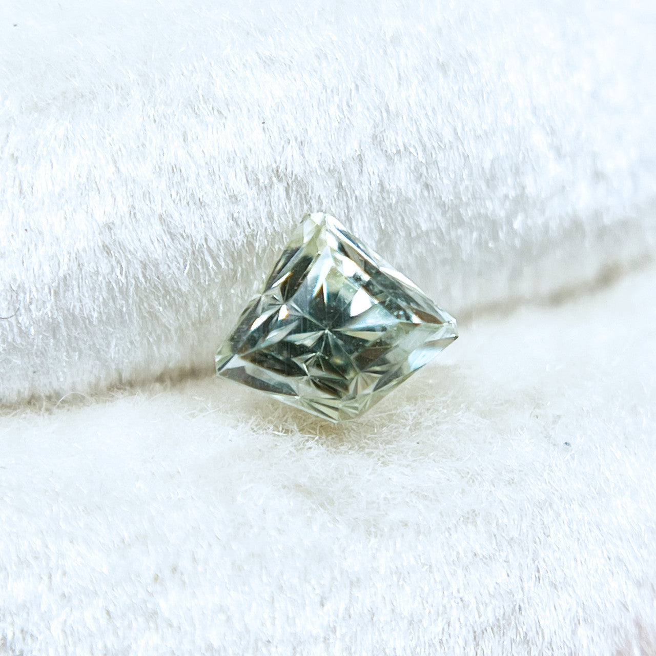 Light Green Radiant Cut Montana Sapphire by John Dyer