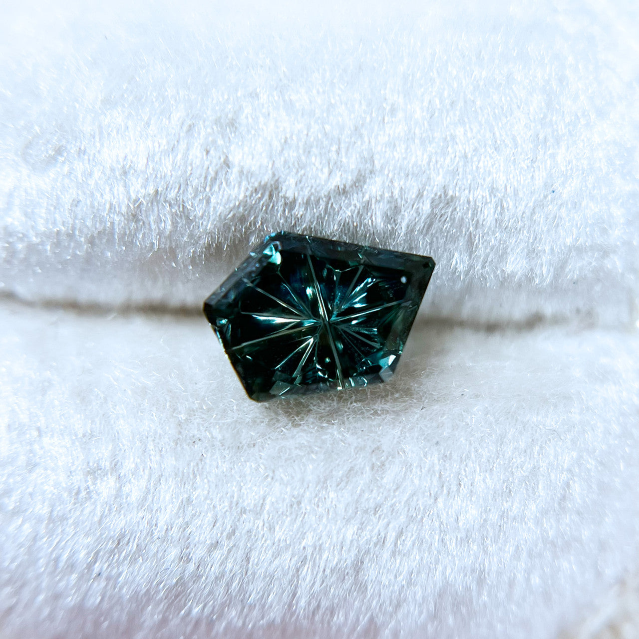 Green Blue Parti Color Australian Freeform Sapphire StarBrite™ Cut by  John Dyer