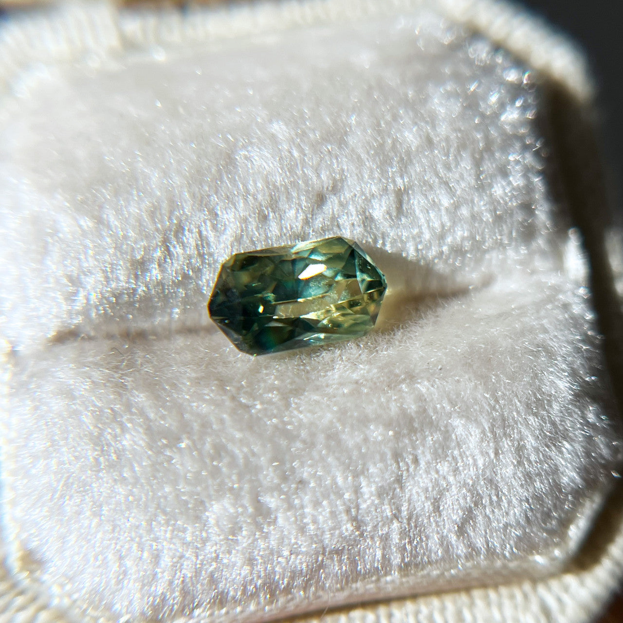 Green Elongated Hexagon Australian Sapphire Regal Radiant™ Cut by  John Dyer