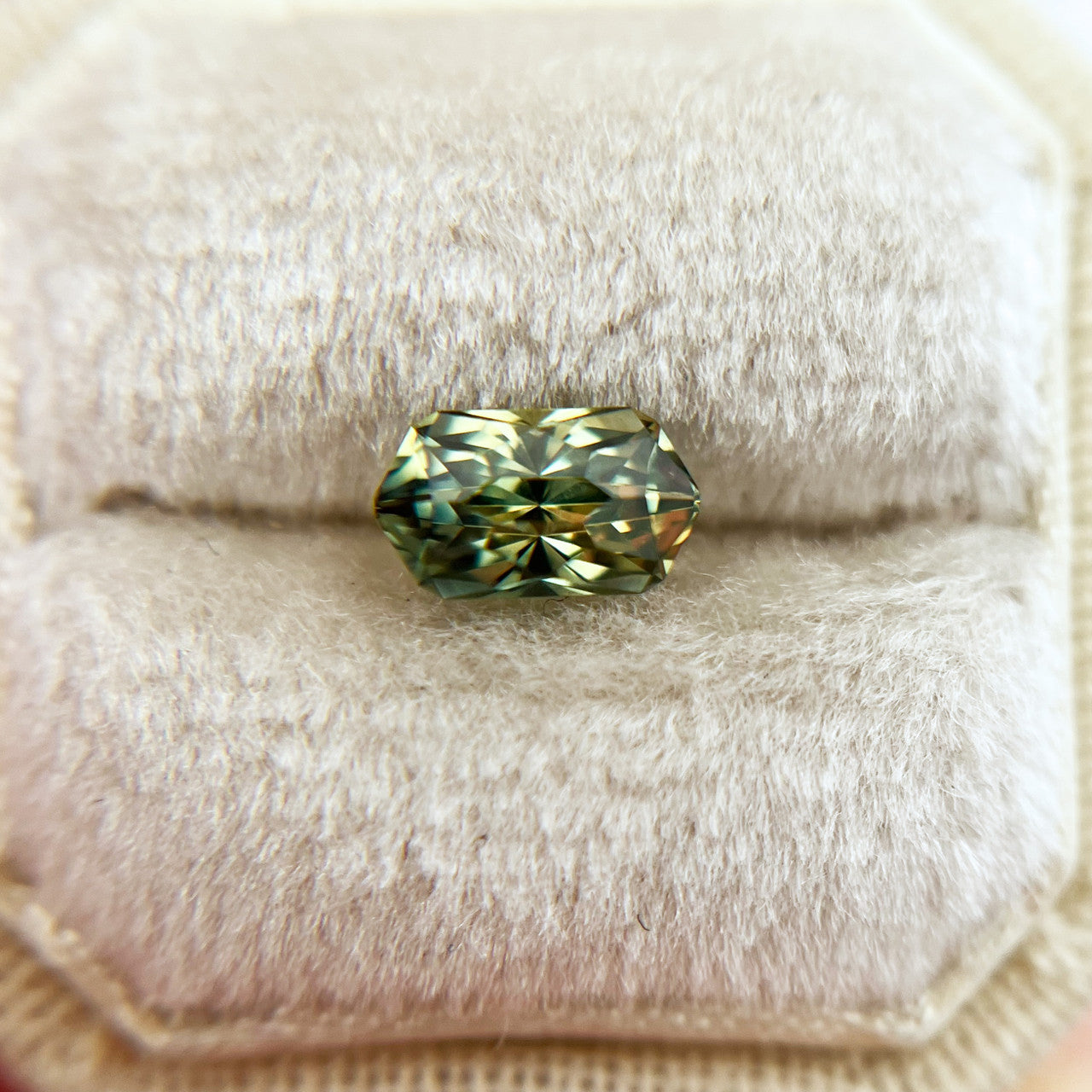 Green Elongated Hexagon Australian Sapphire Regal Radiant™ Cut by  John Dyer