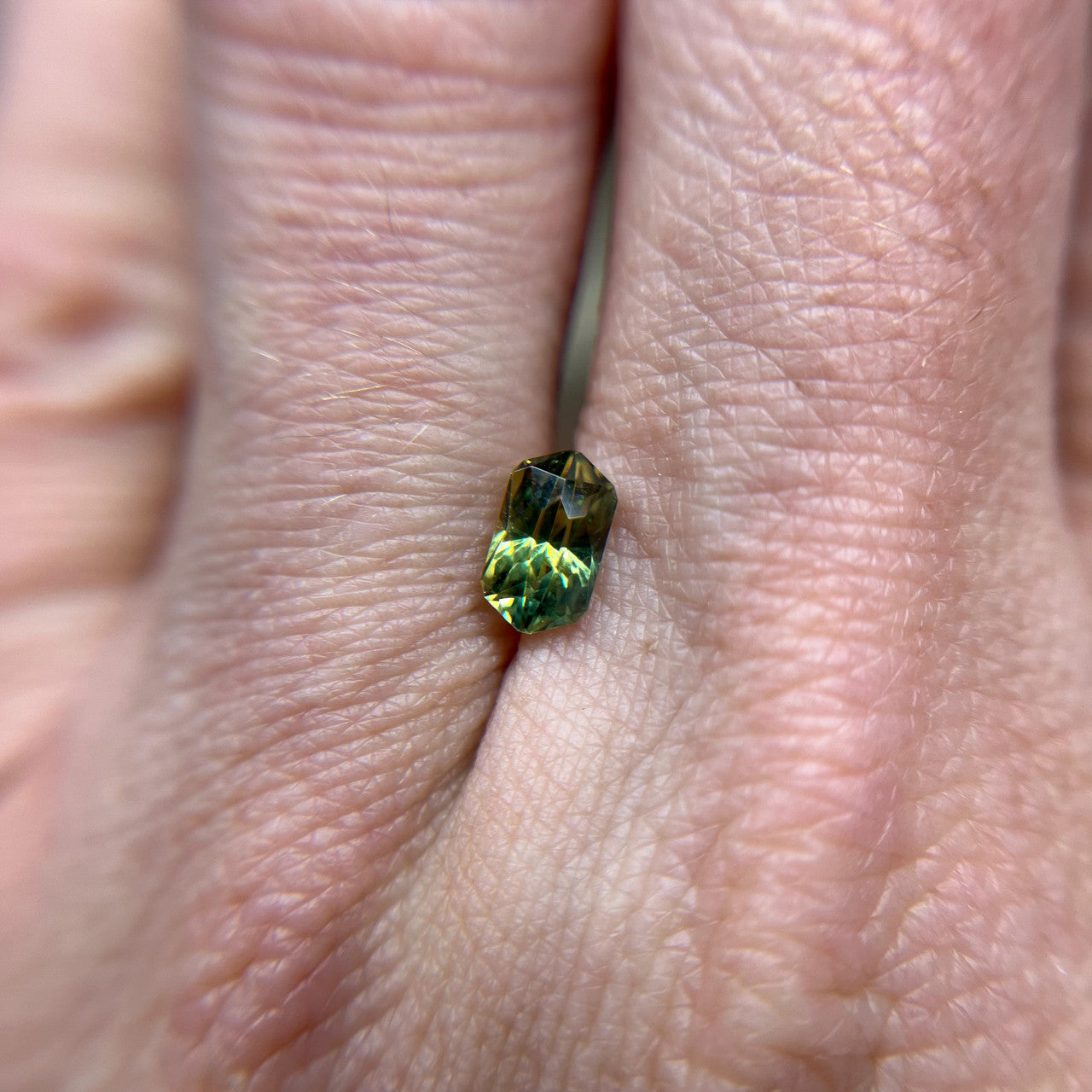 Green Elongated Hexagon Australian Sapphire Regal Radiant™ Cut by  John Dyer