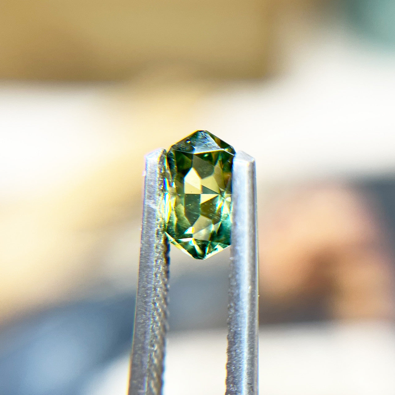 Green Elongated Hexagon Australian Sapphire Regal Radiant™ Cut by  John Dyer