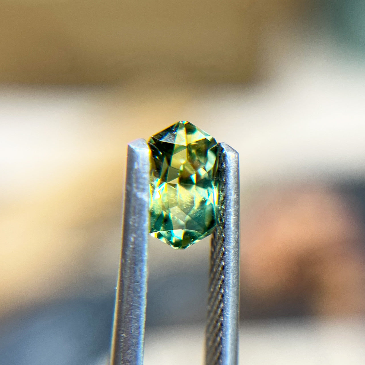 Green Elongated Hexagon Australian Sapphire Regal Radiant™ Cut by  John Dyer