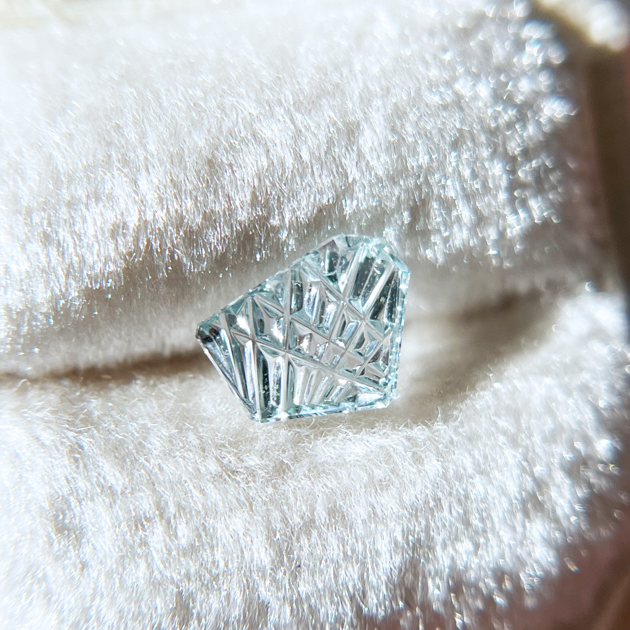 Gossamer Butterfly Wing Pale Blue Montana Sapphire Dreamscape™ Cut by  John Dyer