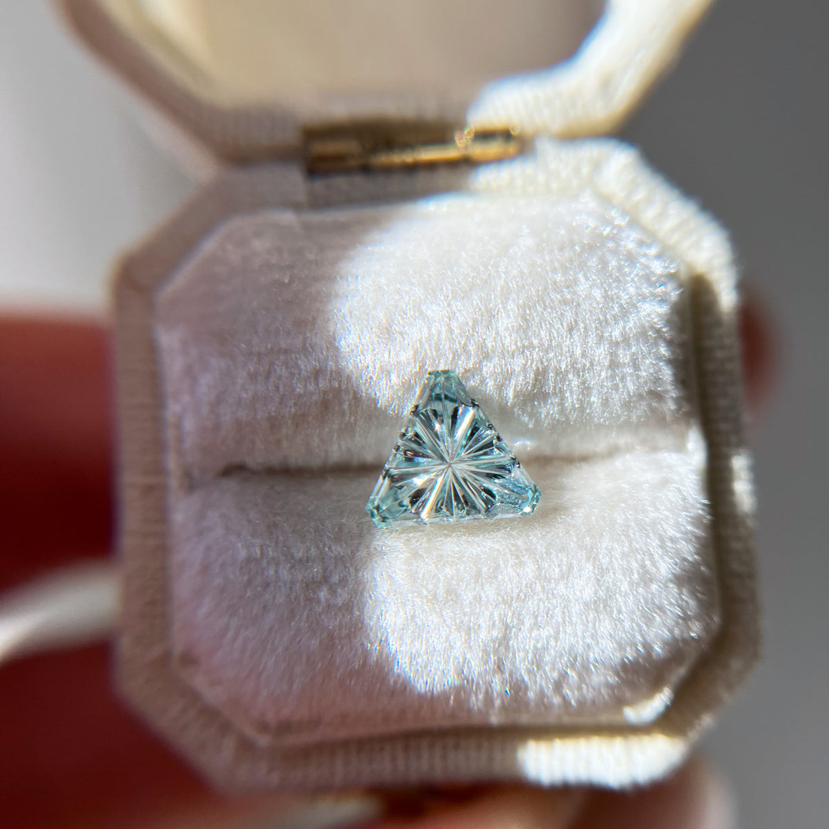 Light Blue Montana Sapphire StarBrite™ Cut by John Dyer