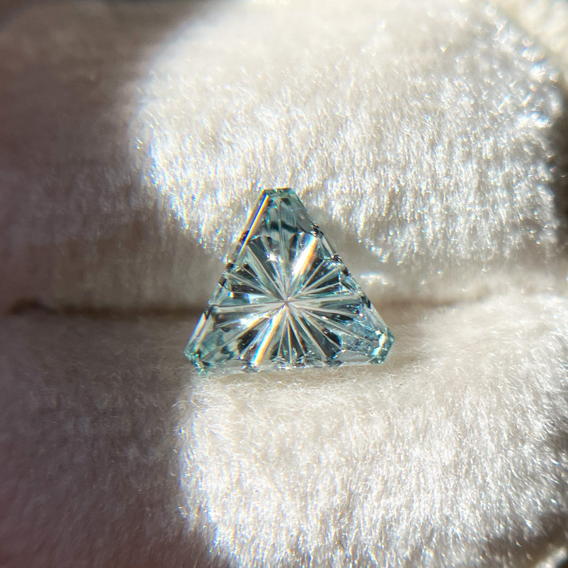 Light Blue Montana Sapphire StarBrite™ Cut by John Dyer
