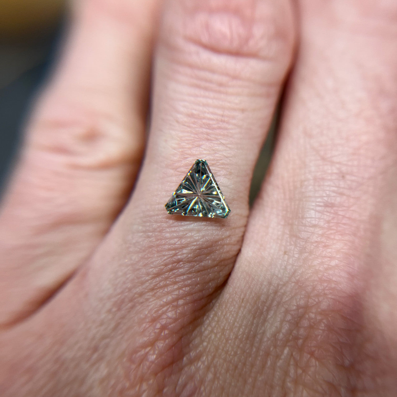 Light Blue Montana Sapphire StarBrite™ Cut by John Dyer