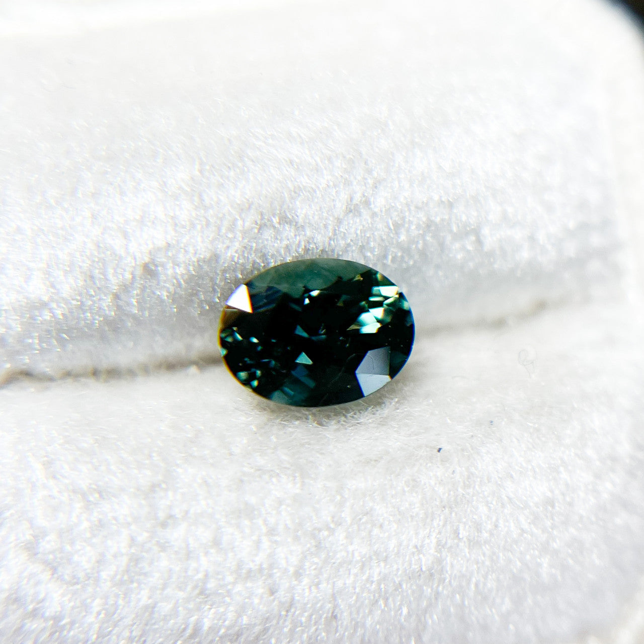 Oval Deep Teal Blue Australian Sapphire by Tatum Gems