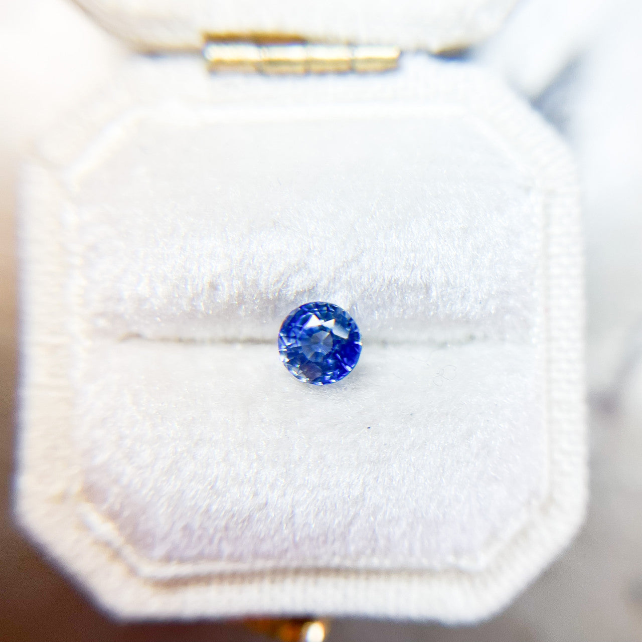 Vibrant Light Blue Violet Sapphire