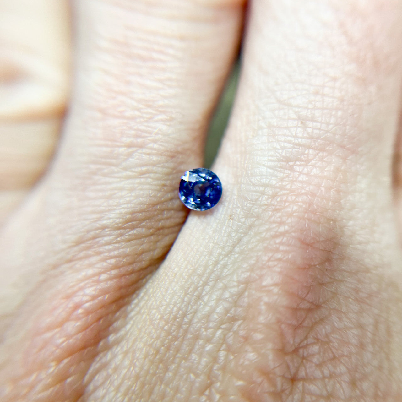 Vibrant Light Blue Violet Sapphire