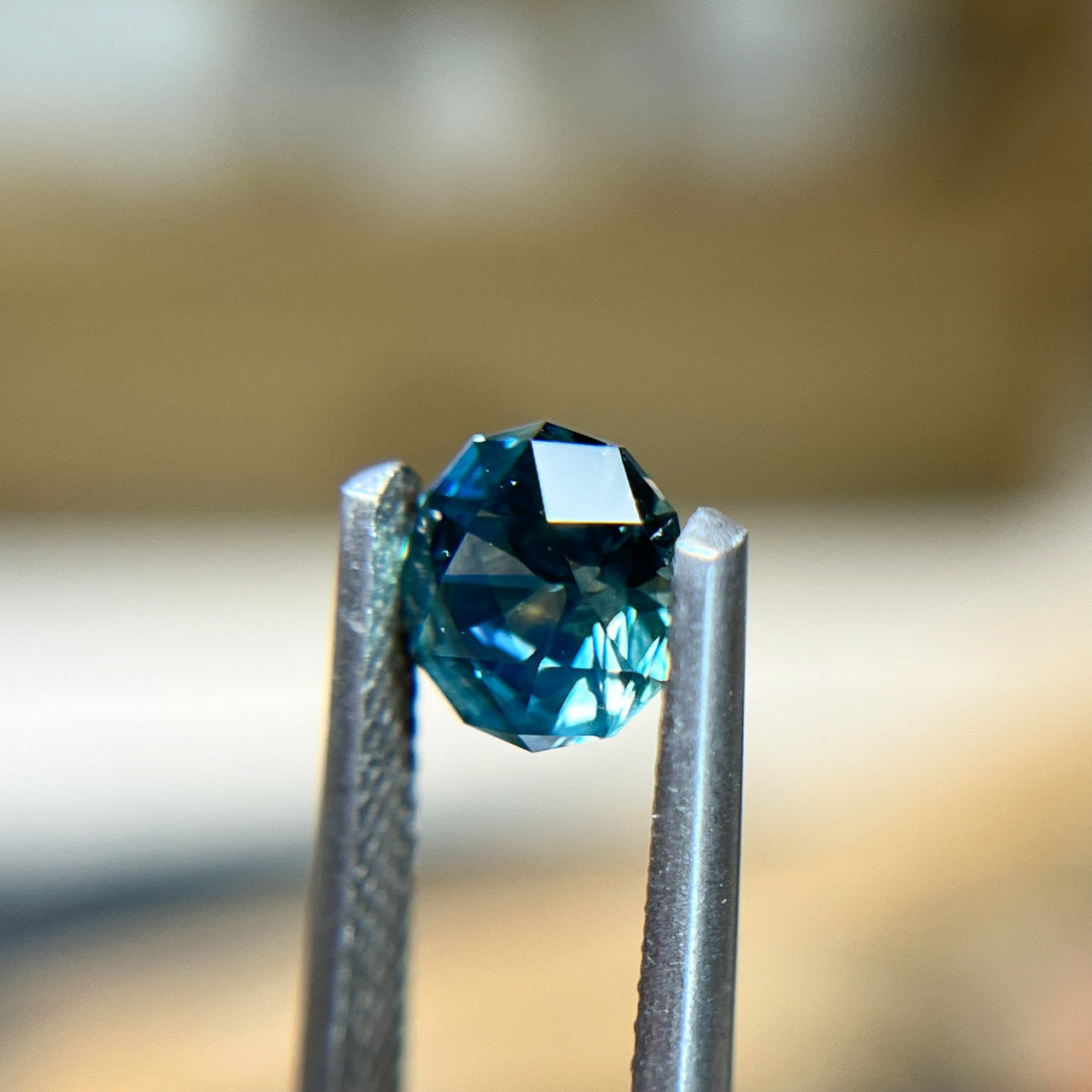 Star Cut Deep Teal Montana Sapphire by Jenna Sloane