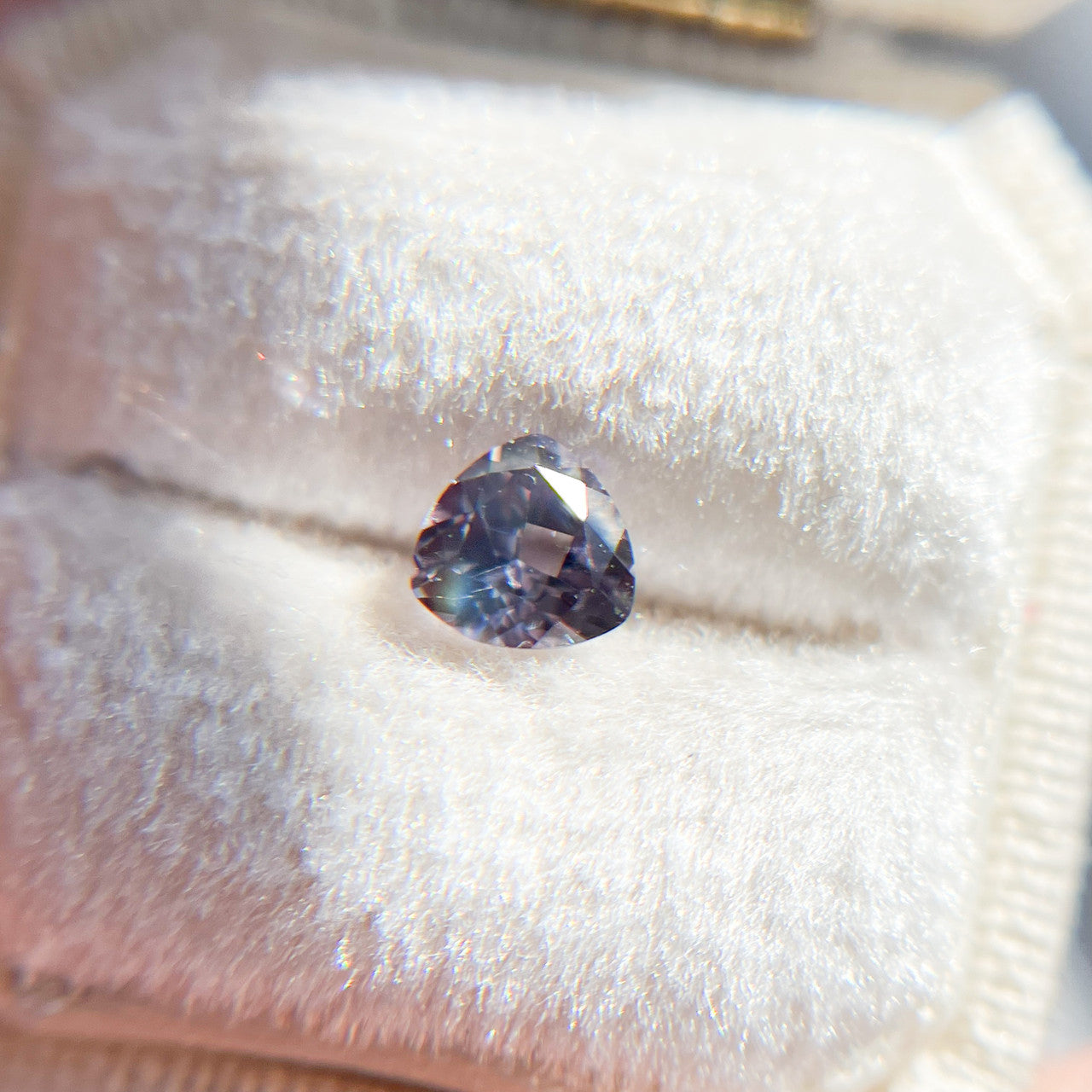 Lavender Trillion Cut Spinel