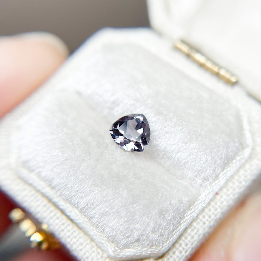 Lavender Trillion Cut Spinel