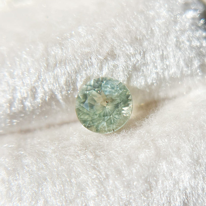 Pale Green Blue Montana Sapphire