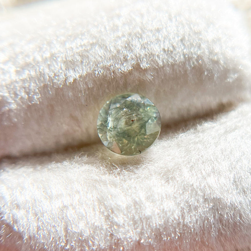 Pale Green Blue Montana Sapphire