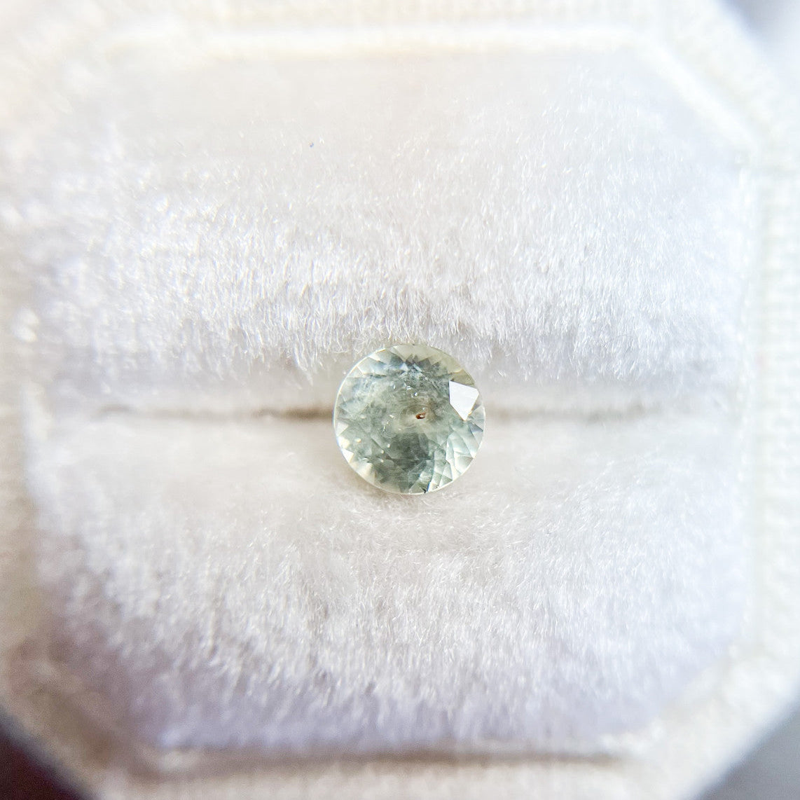 Pale Green Blue Montana Sapphire