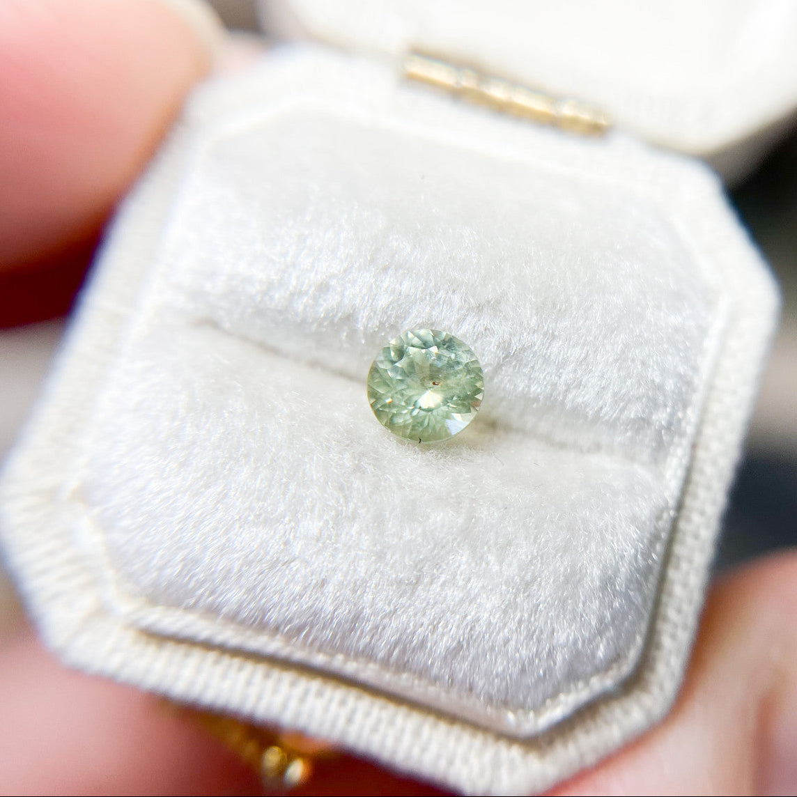 Pale Green Blue Montana Sapphire