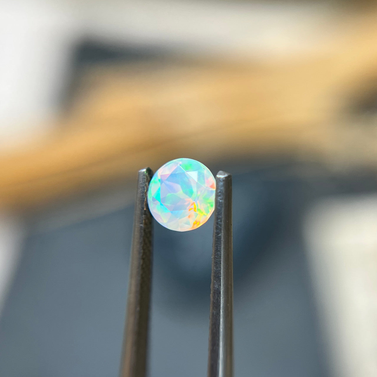 6mm Faceted  Ethiopian Opal