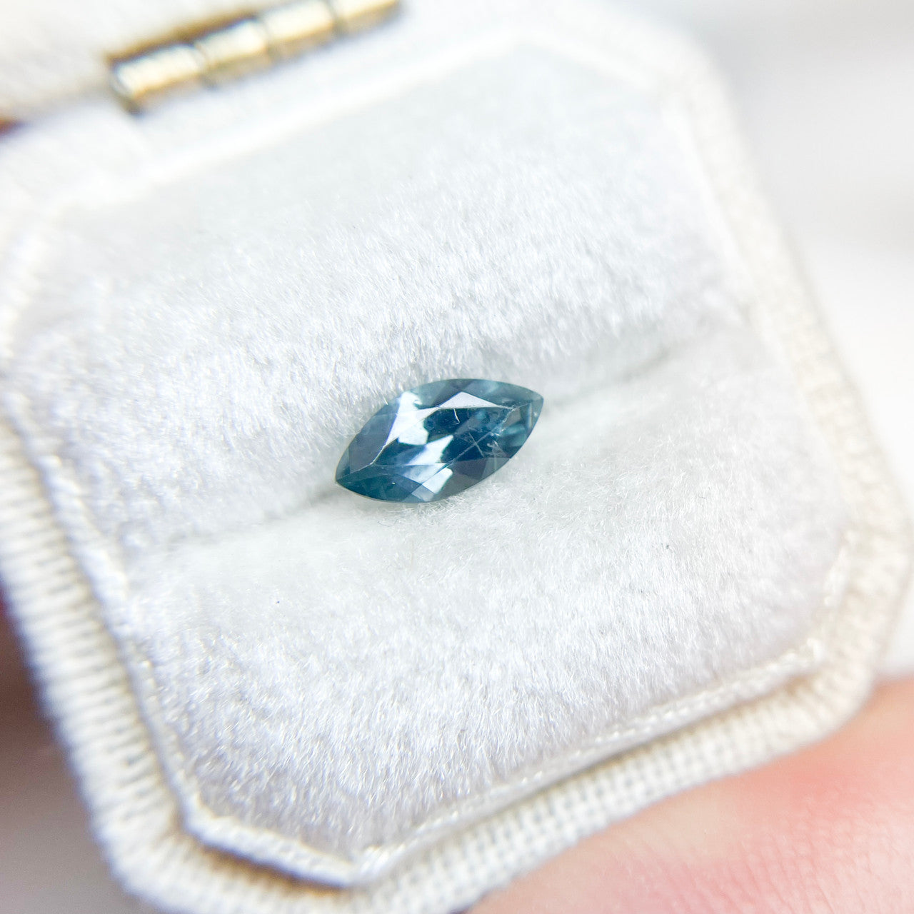 Marquise Cut Teal Montana Sapphire
