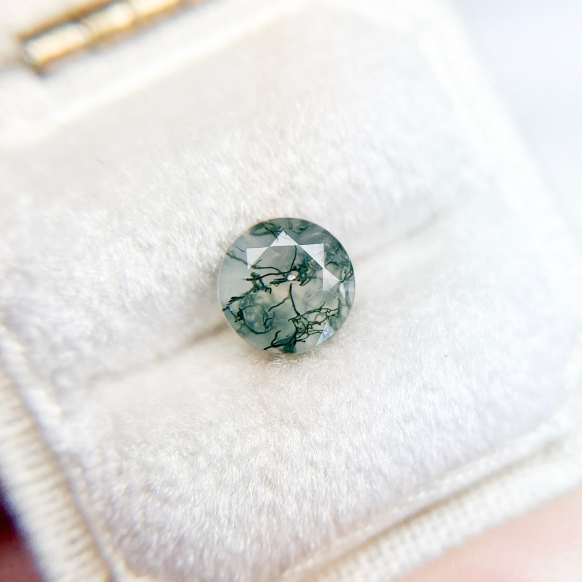 6.5mm Round Moss Agate - 1397