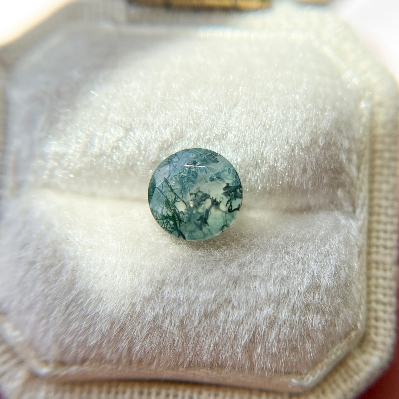 6.5mm Round Moss Agate - 1398
