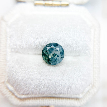 6.5mm Round Moss Agate - 1398