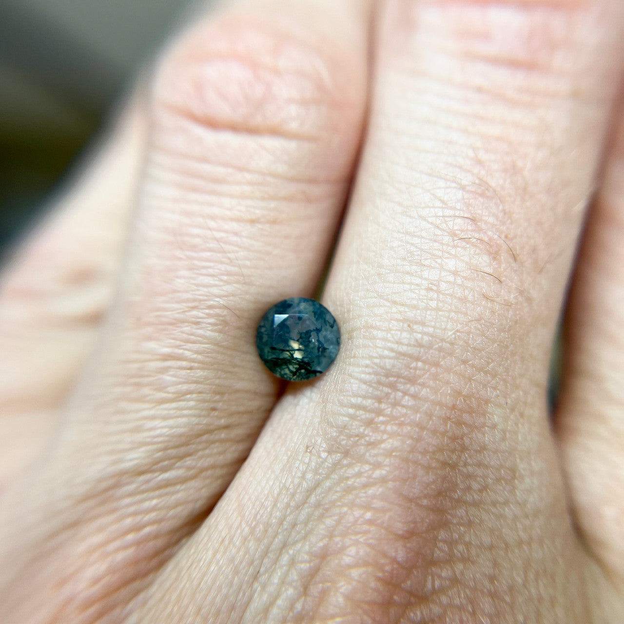 6.5mm Round Moss Agate - 1398