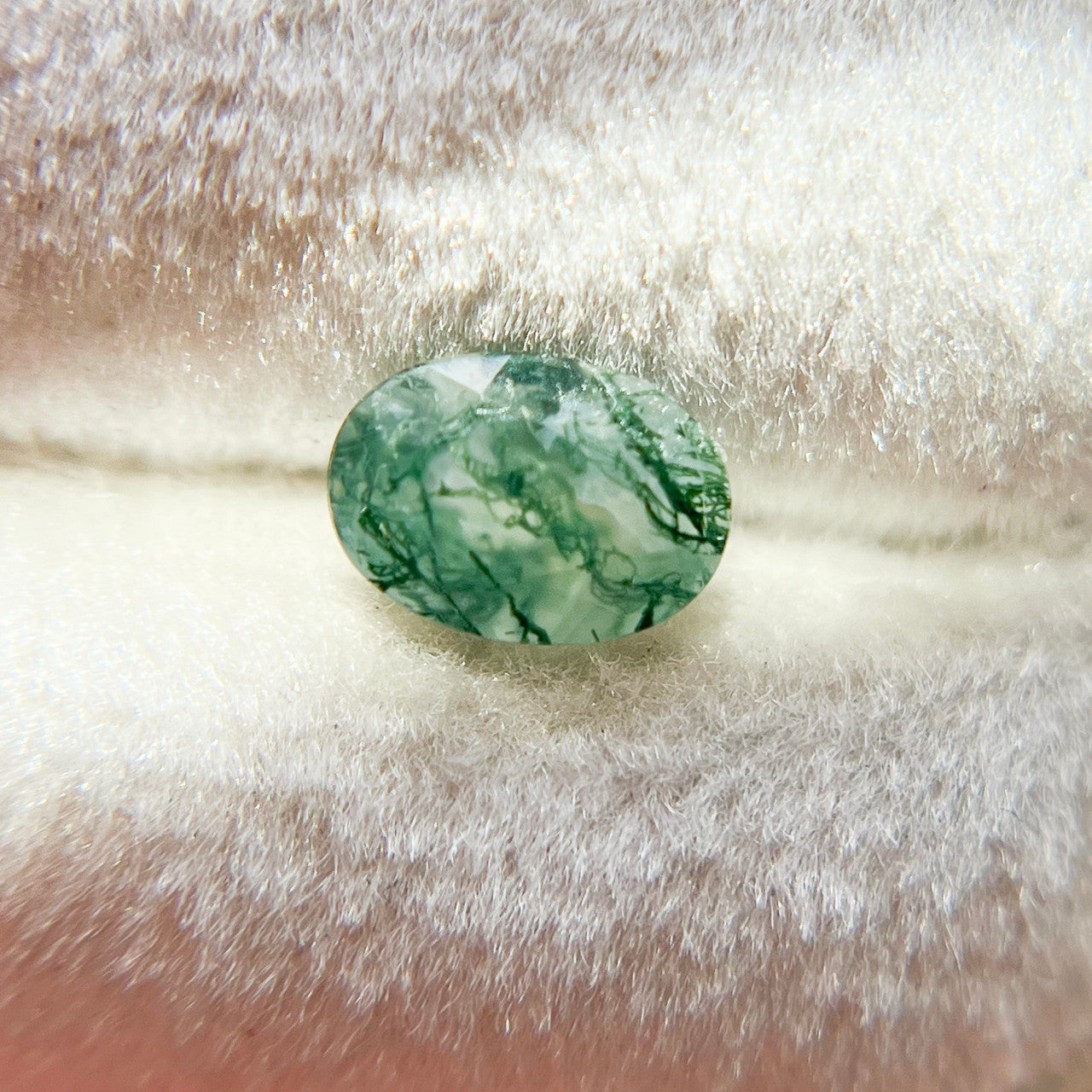Oval Moss Agate