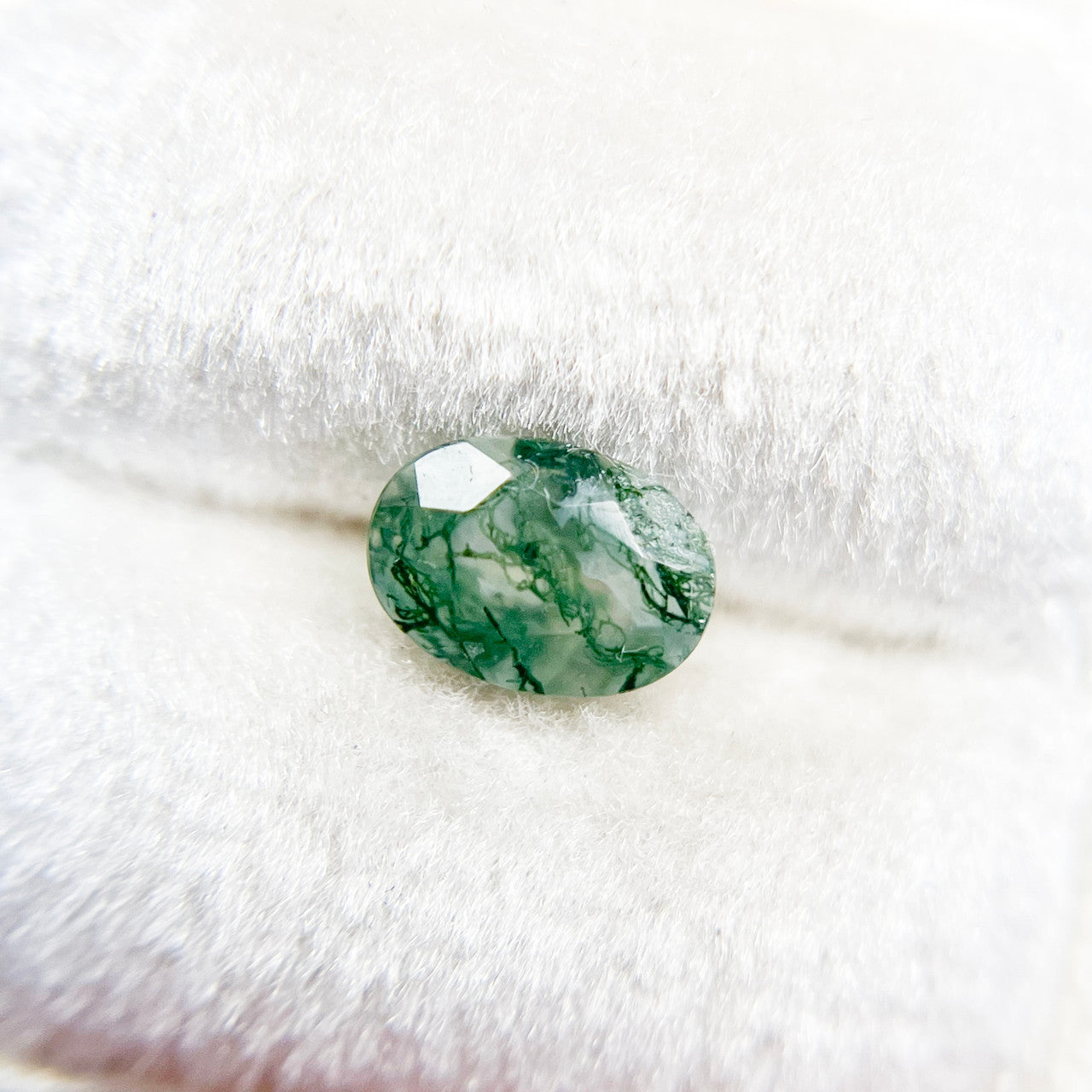 Oval Moss Agate