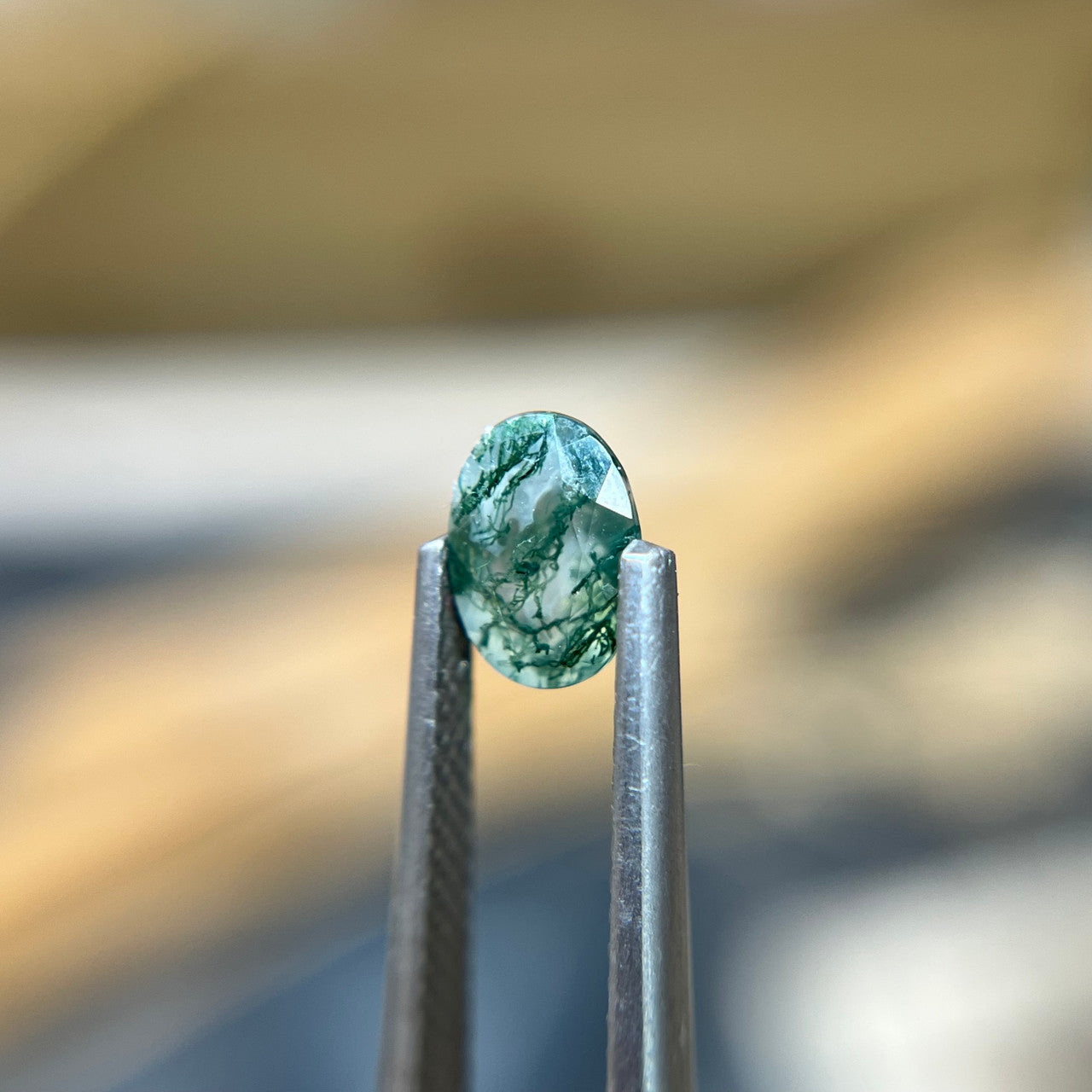 Oval Moss Agate
