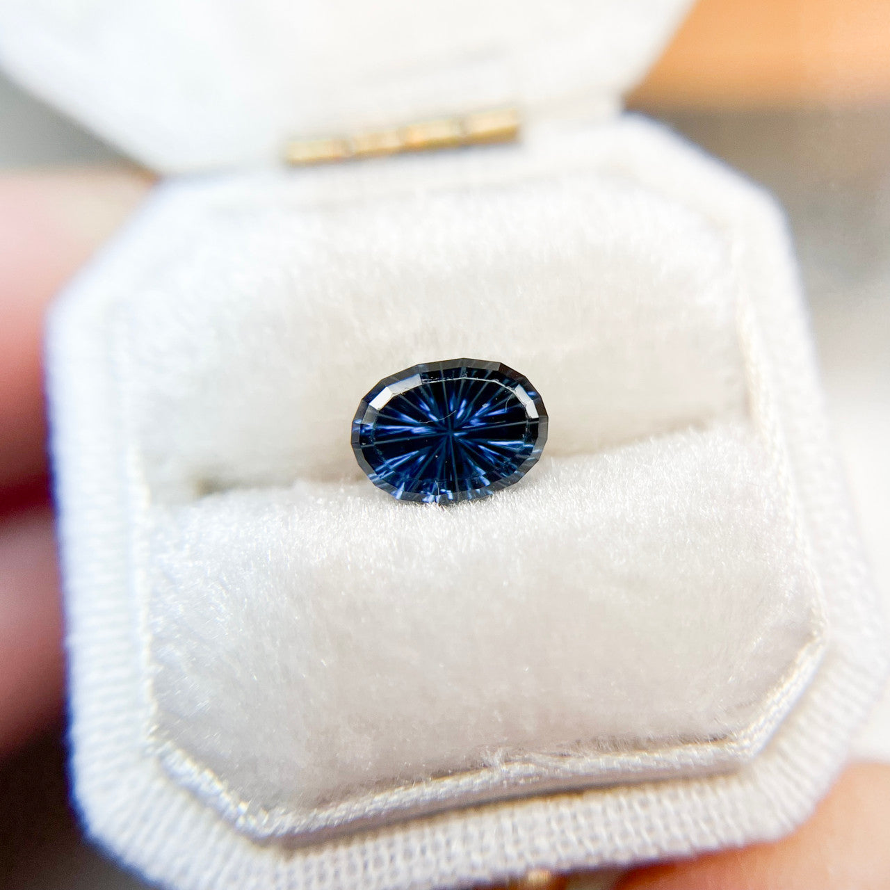 Oval Blue Australian Sapphire Starbrite™ Cut by John Dyer
