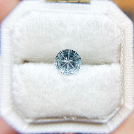 Pale Blue Montana Sapphire Starbrite™ Cut by John Dyer
