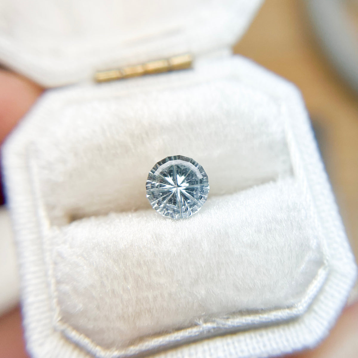 Pale Blue Montana Sapphire Starbrite™ Cut by John Dyer