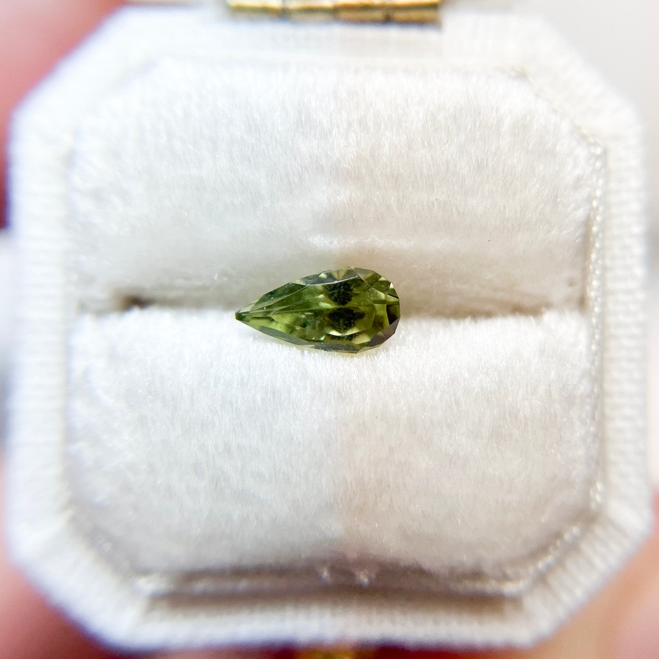 Green Yellow Australian Sapphire Regal Radiant™ Cut by John Dyer