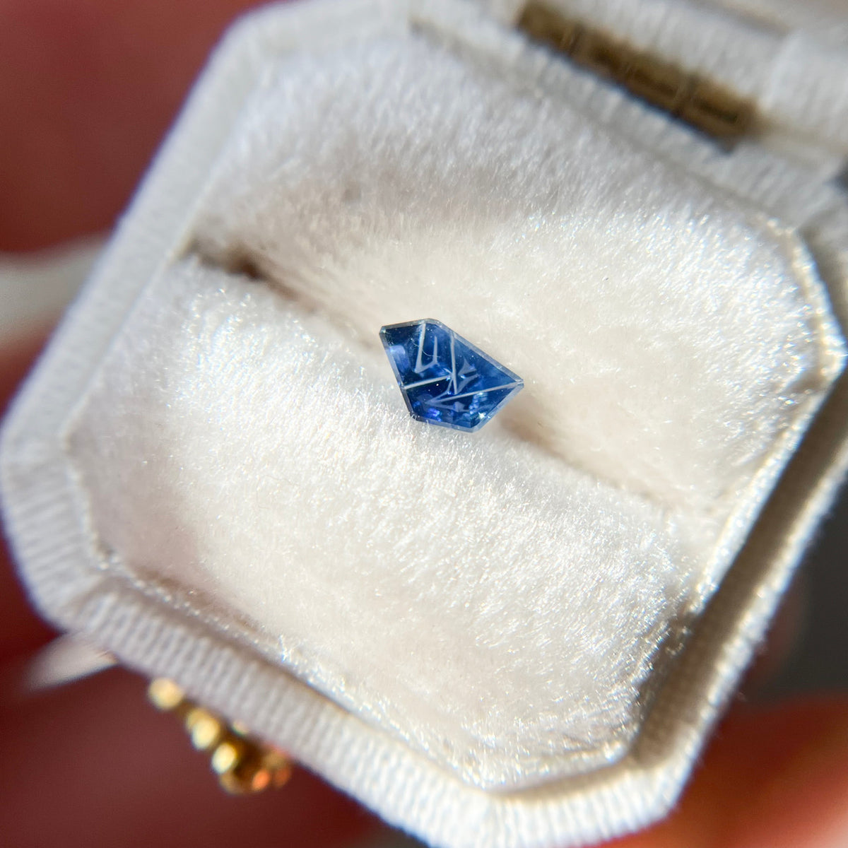 Baby Dyer Blue Australian Sapphire Freeform Dreamscape™ Cut by John Dyer