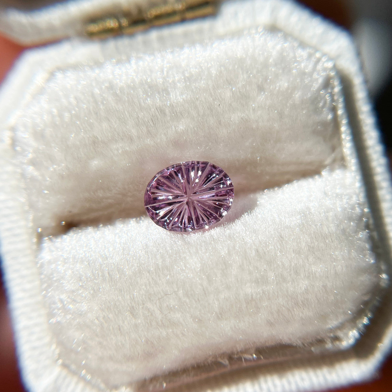 Oval Pink Sapphire Starbrite™ Cut by John Dyer