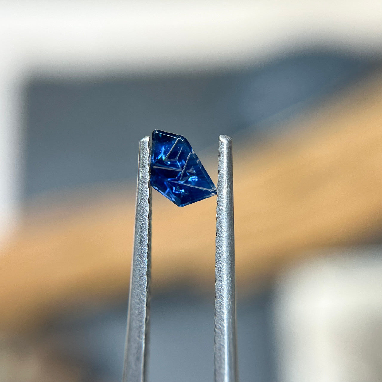 Baby Dyer Blue Australian Sapphire Freeform Dreamscape™ Cut by John Dyer