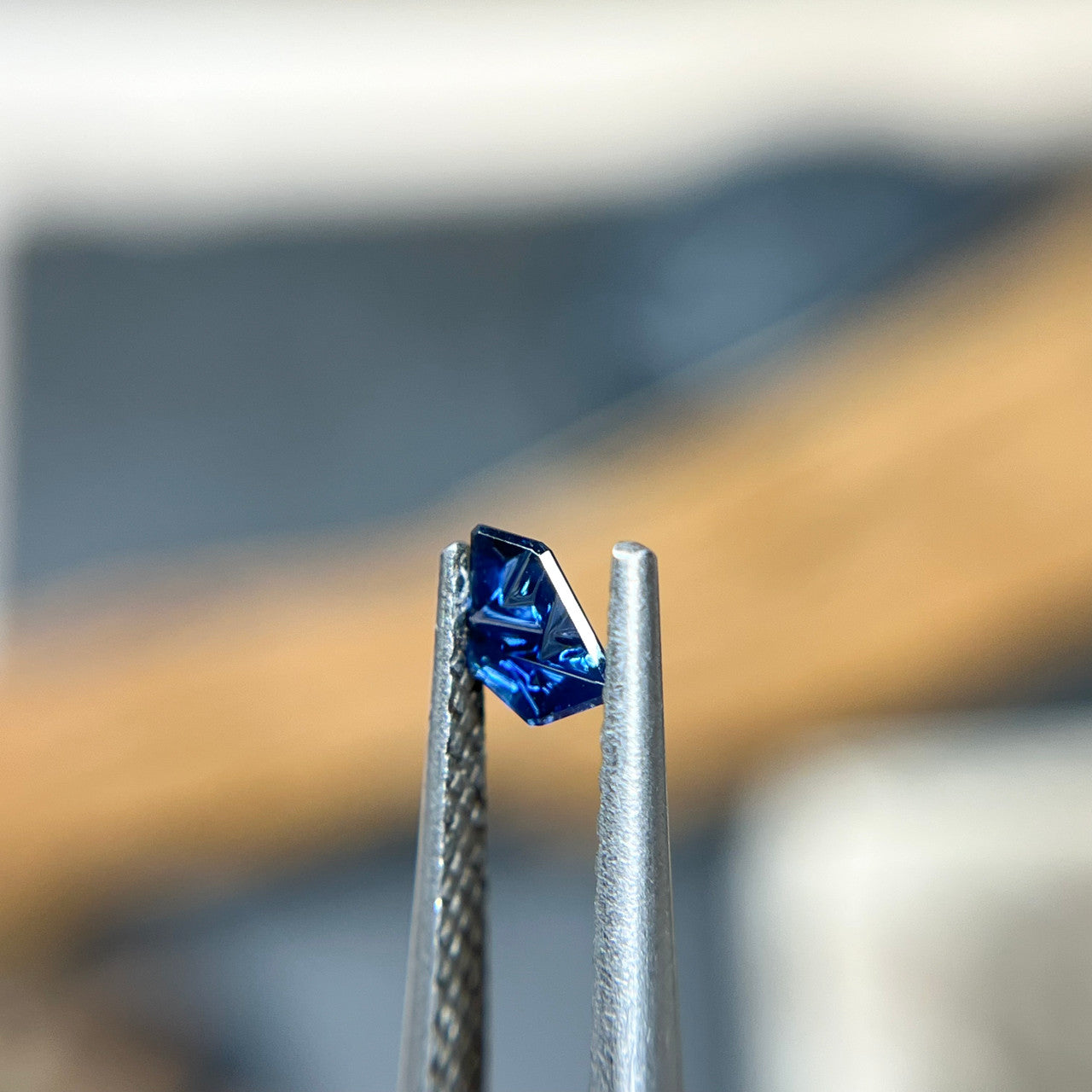 Baby Dyer Blue Australian Sapphire Freeform Dreamscape™ Cut by John Dyer