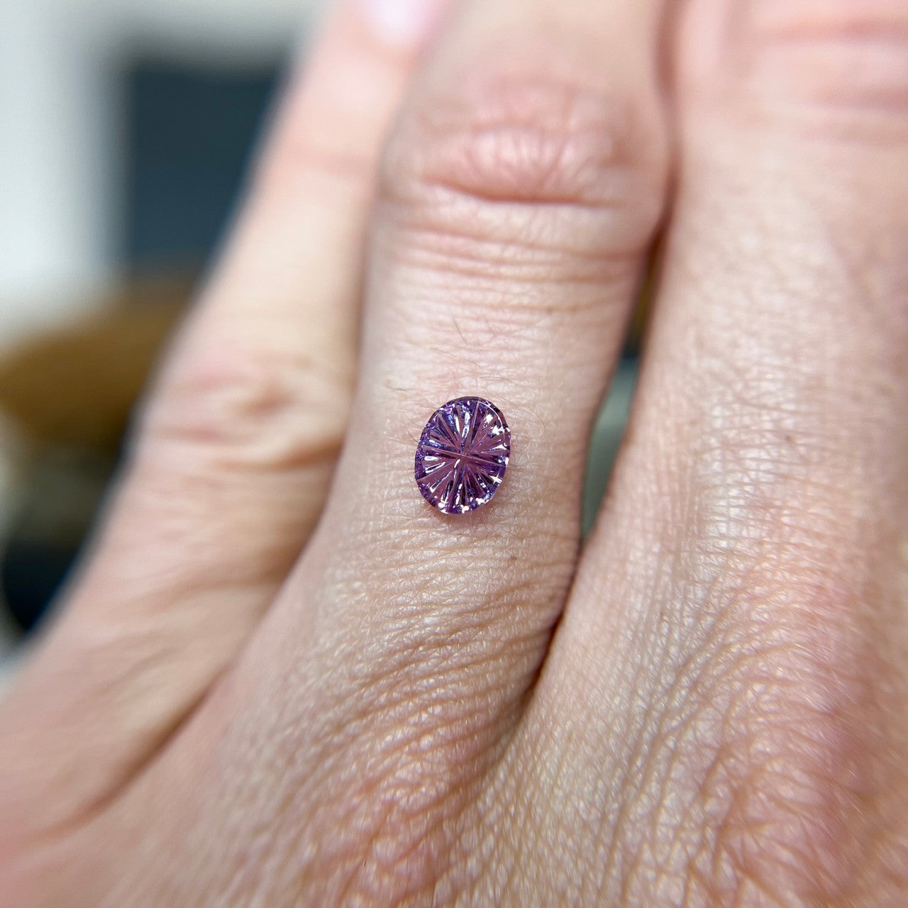 Oval Pink Sapphire Starbrite™ Cut by John Dyer
