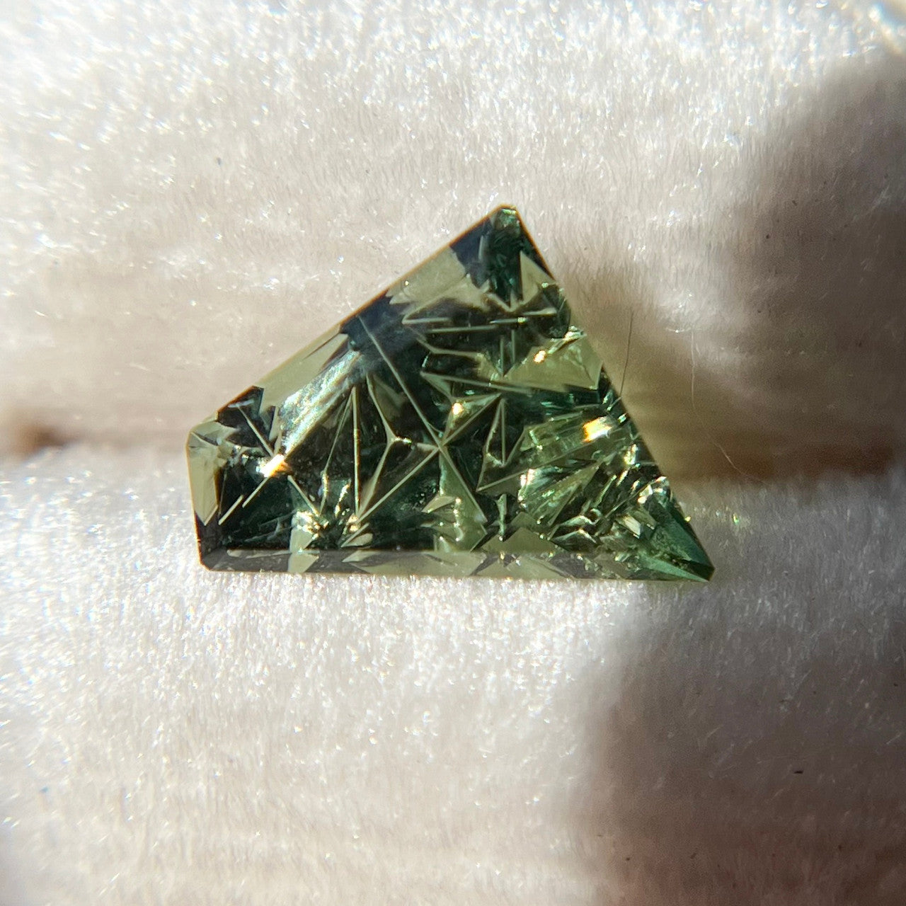 Forest Green Australian Sapphire Dreamscape™ Cut by John Dyer