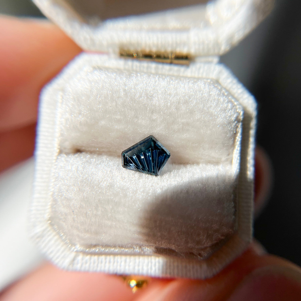 Midnight Blue Australian Sapphire Dreamscape™ Cut by John Dyer