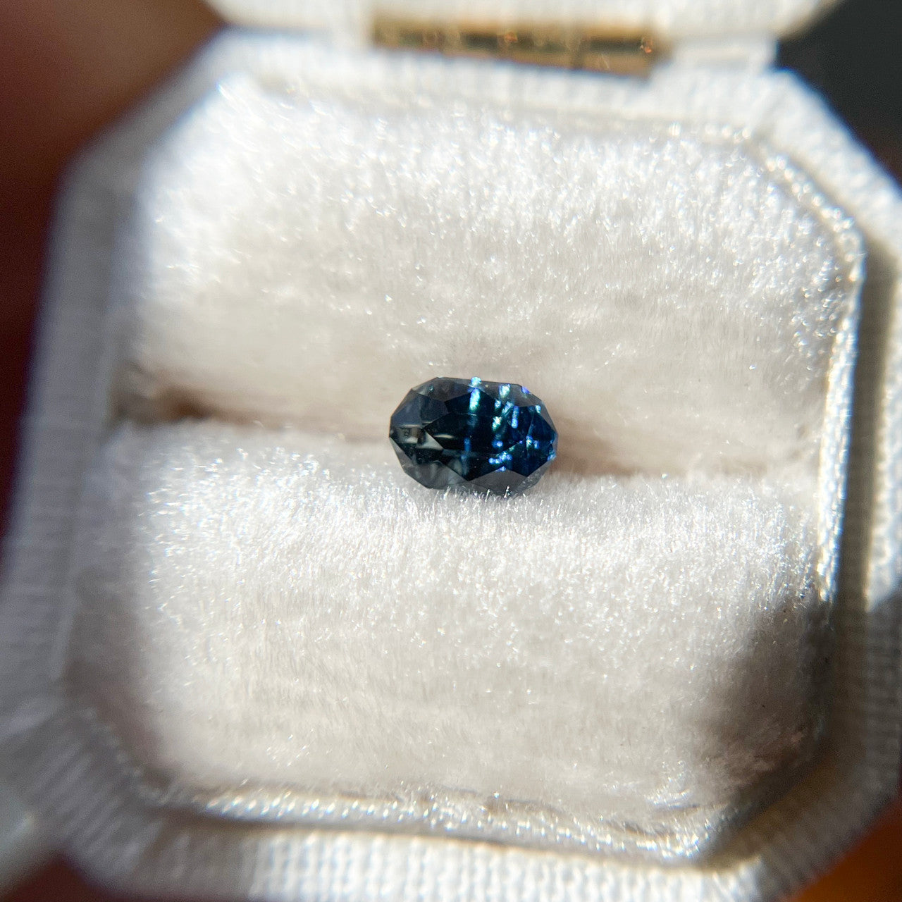 Royal Blue Parti Color Australian Sapphire Deep Concave™ Cut by John Dyer