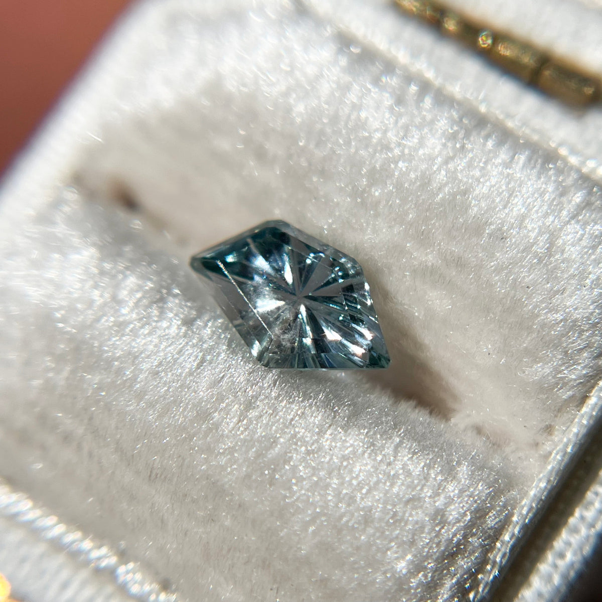 Arctic Blue Parti Color Montana Sapphire Starbrite™ Cut by John Dyer