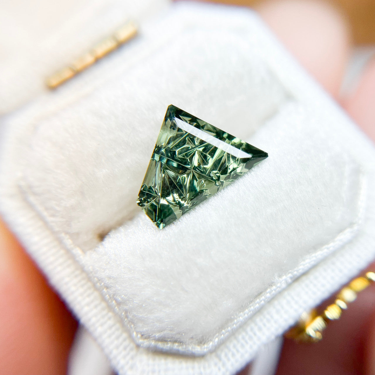 Forest Green Australian Sapphire Dreamscape™ Cut by John Dyer