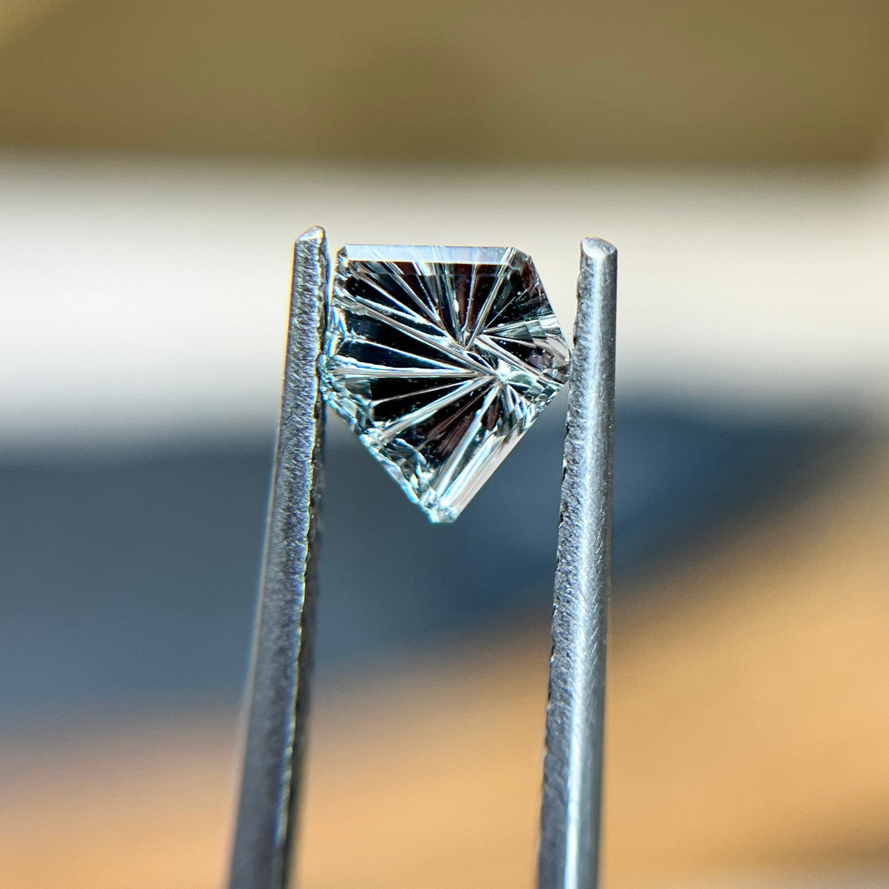 Silver Blue Montana Sapphire Dreamscape™ Cut by John Dyer
