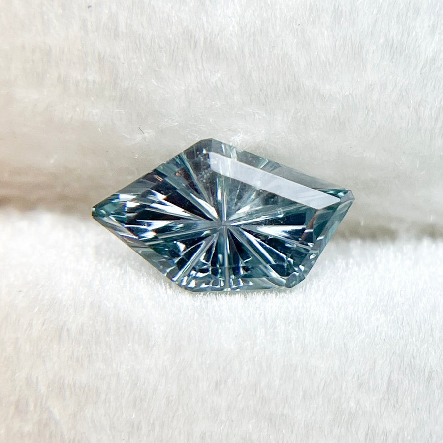 Arctic Blue Parti Color Montana Sapphire Starbrite™ Cut by John Dyer