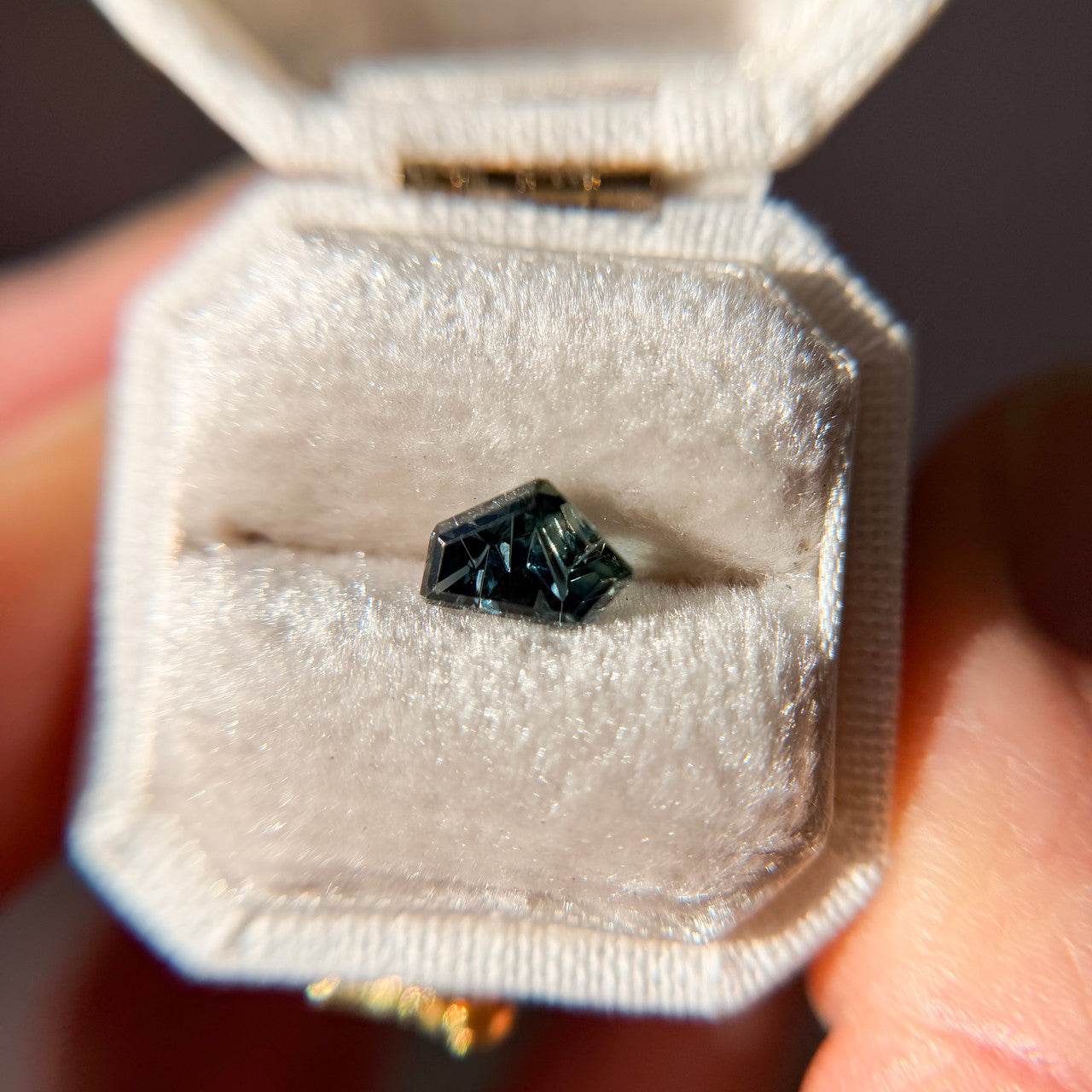 Parti Color Sky Blue Australian Sapphire Dreamscape™ Cut by John Dyer